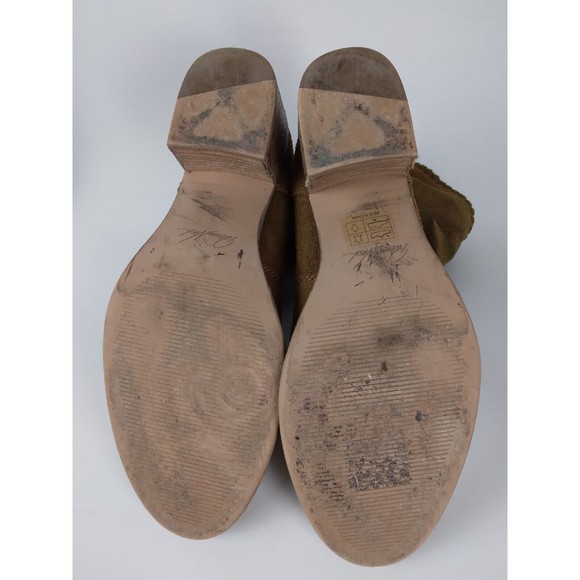 Patricia Nash Cognac Monte Brown Leather Suede Slouch Mid Calf Boots Womens 11M - Picture 11 of 11